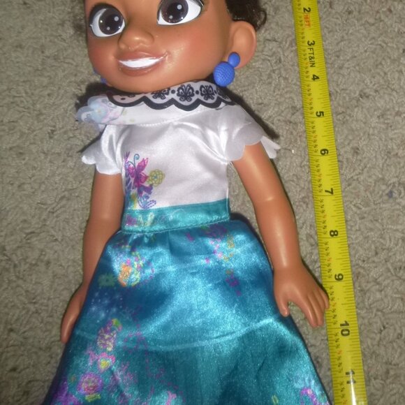 Disney Encanto Mirabel Madrigal Jakks Pacific Baby Doll 13" Plastic Moveable - Picture 6 of 7